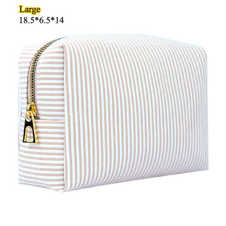 VividLux - Wholesale Makeup/Cosmetic Bag - Striped cosmetic bag11