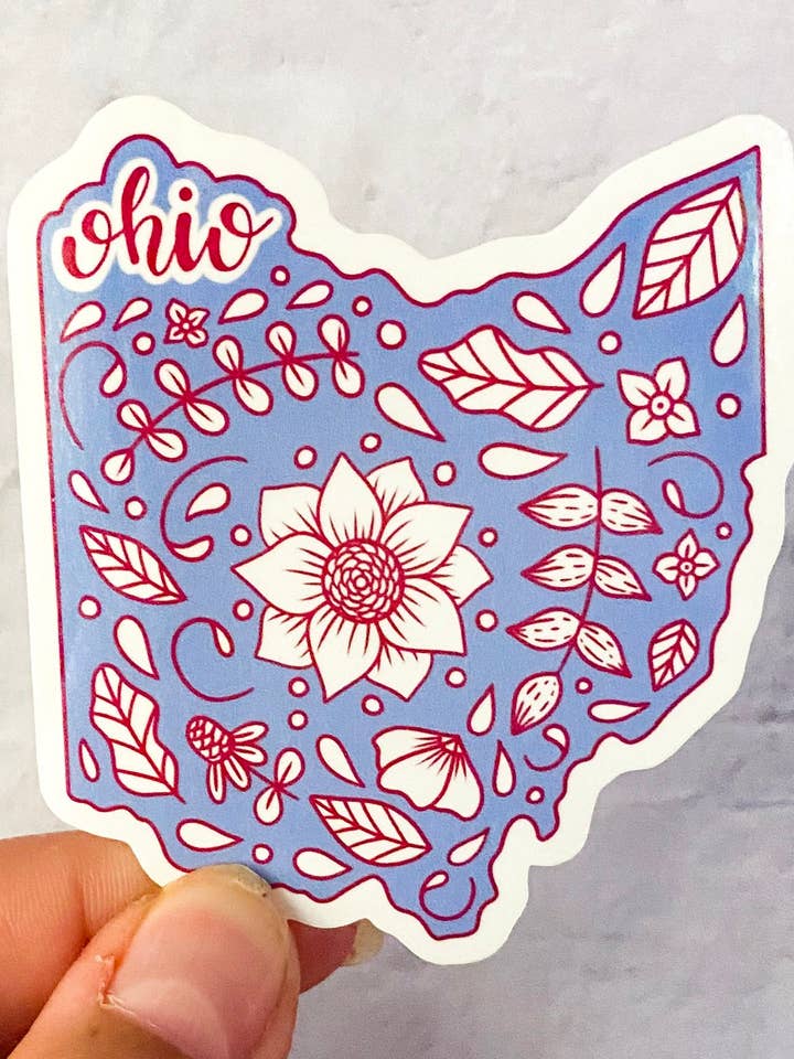 Ohio Sticker | States Stickers | OH Sticker | Stickers for H for wholesale by Michaela K Creations