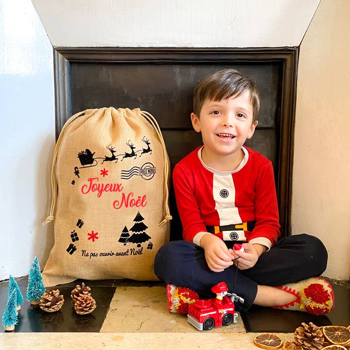 Christmas Hood - Trineo de Papá Noel XL 🎄 - FELIZ NAVIDAD para venta al por mayor de MON SAC DE NOEL