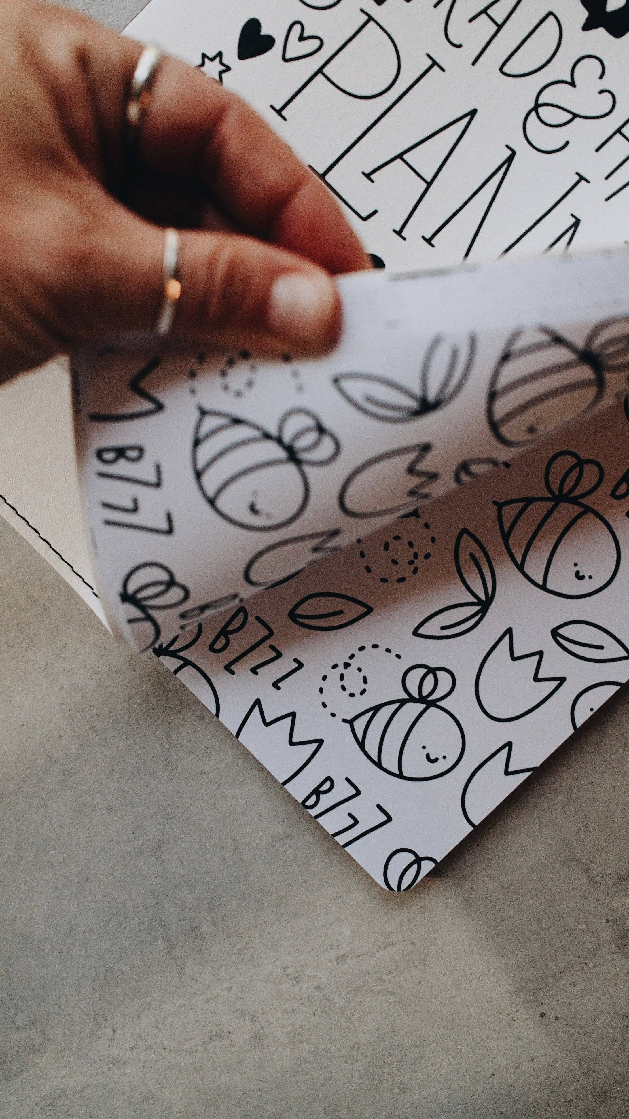 Rad & Happy - Wholesale Planner - 2026 Dated 8x10 Planner - Doodle Edition15