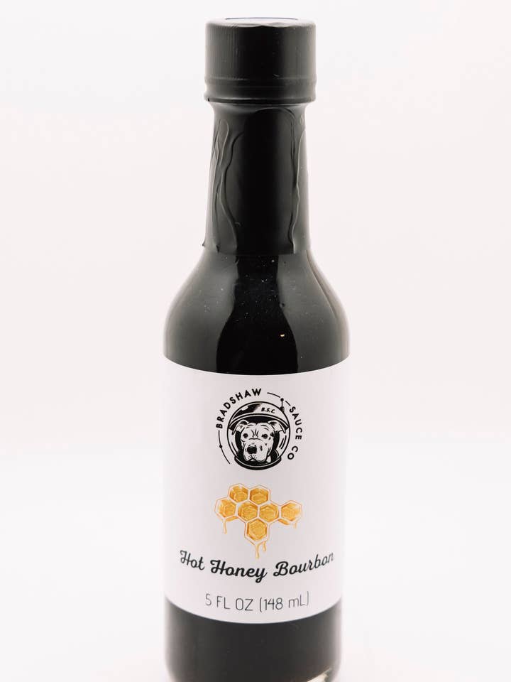 Hot Honey Bourbon for wholesale by Bradshaw Sauce Company
