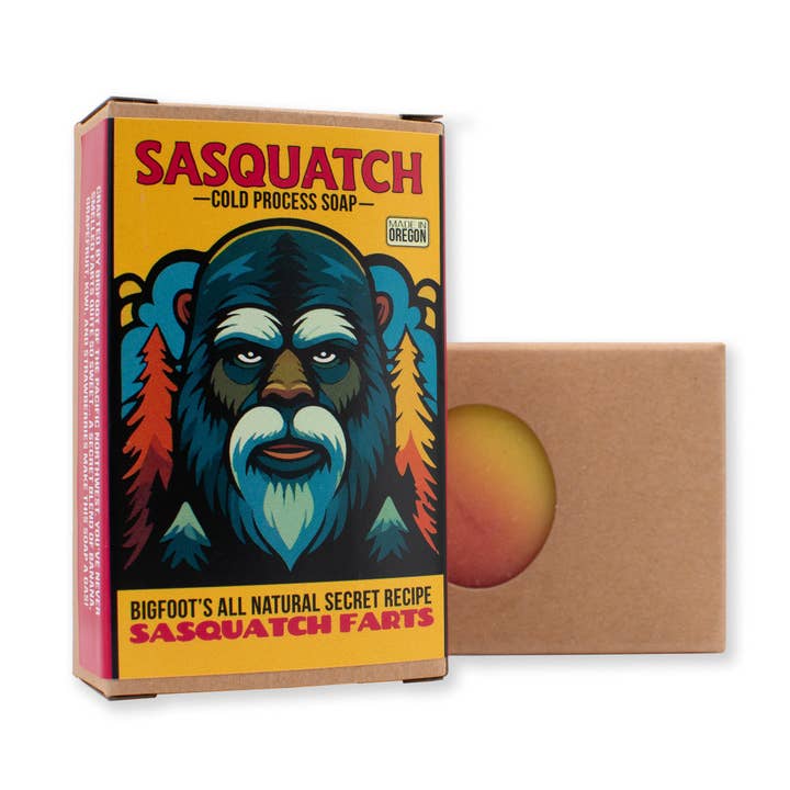 Sasquatch Farts | Natural Bigfoot Themed Soap for wholesale by Little Bay Root