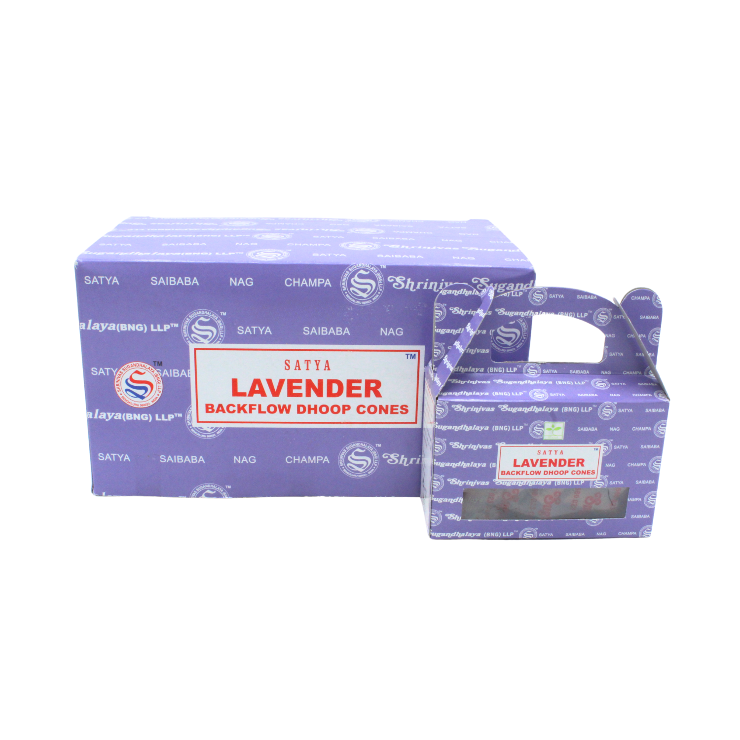 Green Tree - Wholesale Incense - Satya Lavender Backflow Dhoop Cones1