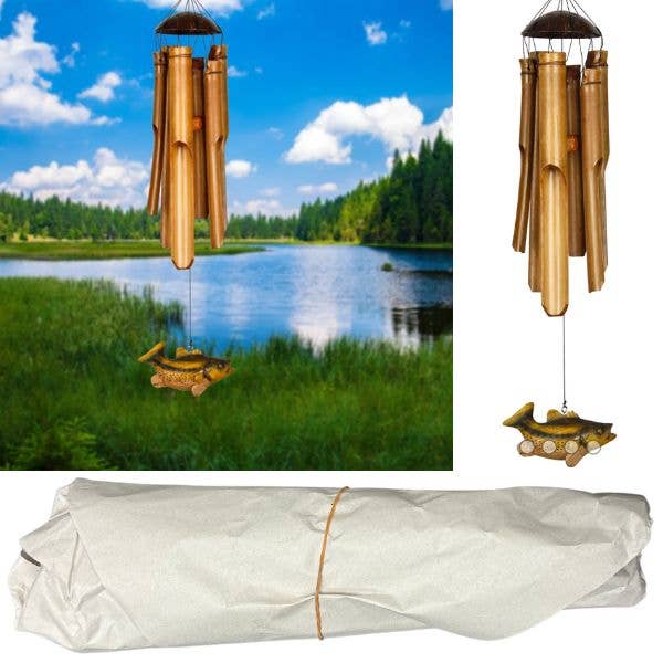 St. Louis Wholesale LLC - Wholesale Wind Chime - Asli Arts By Woodstock Wind Chimes - Bamboo 25" Oversized