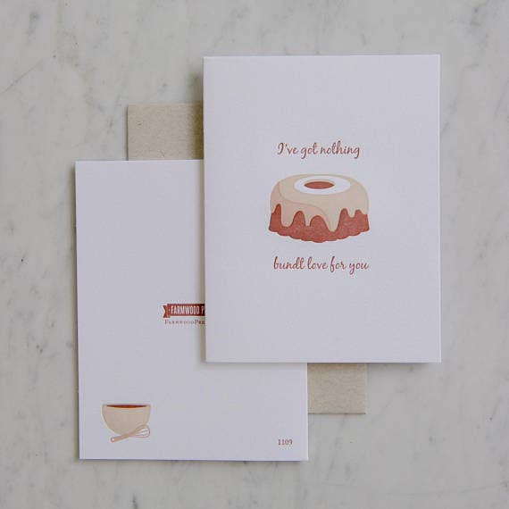 1109 - Nothing Bundt Love, Cake Romance for wholesale by Farmwood Press