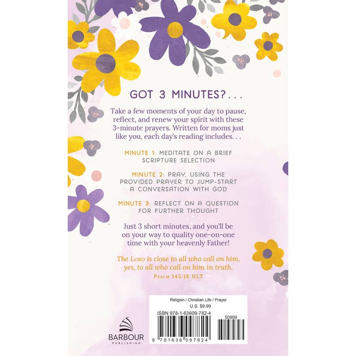 Barbour Publishing, Inc. - Wholesale Book - Adult - 3-Minute Prayers for Moms