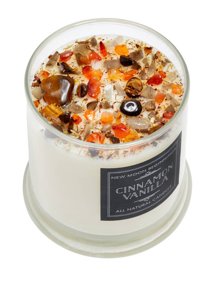 Cinnamon Vanilla Candles - Fall & Winter Candle for wholesale by New Moon Beginnings