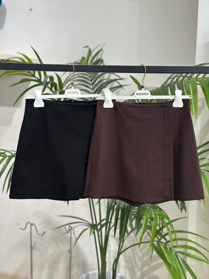 Shorts skirt p.milano rhinestones for wholesale by ADORA