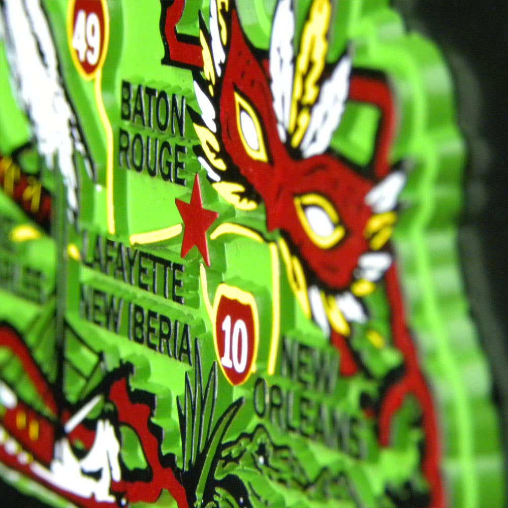 7 Star - Vendita all'ingrosso Calamite - Magnete colorato dello stato del Kansas, da collezione, prodotto negli Stati Uniti2