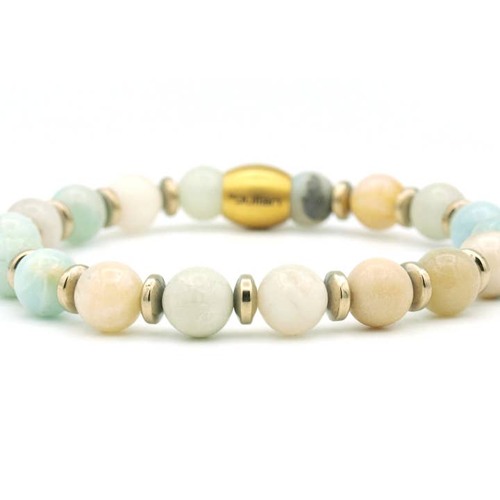 armband Nane dua amazoniet (zilver of goud) for wholesale by by julian