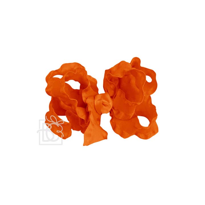 Beyond Creations, LLC - Wholesale Hair Bow - Kids - DOUBLE RUFFLE BOW ON CLIP18