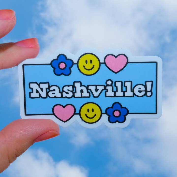 Nashville Sticker for wholesale by The Sassy Gnome
