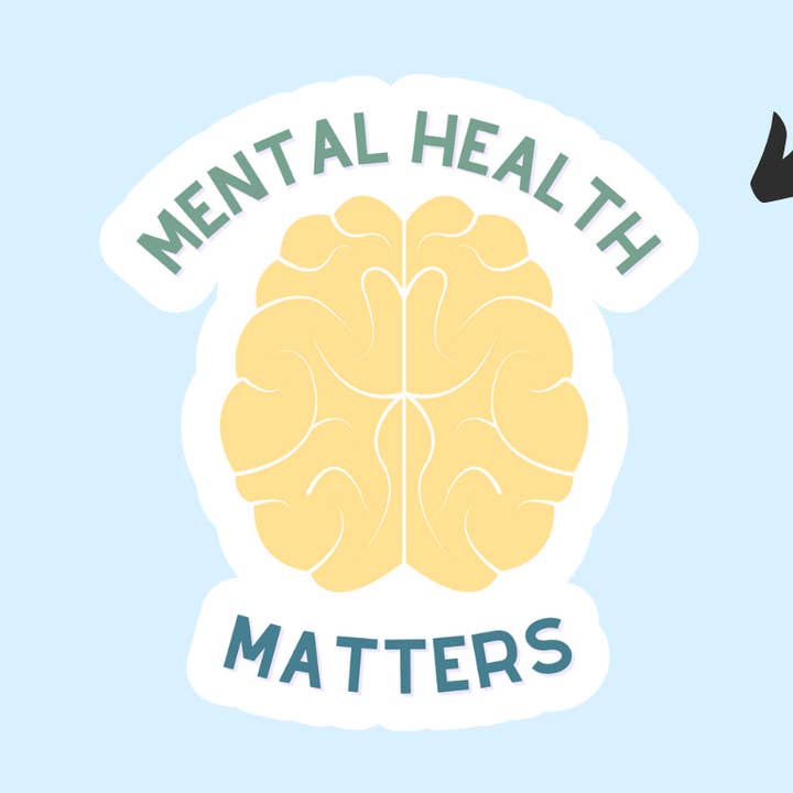 Mental Health Matters Stickers for wholesale by Kateable