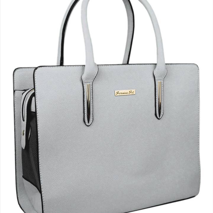 Mallorca Carrier Gray – Elegant Travel Carrier for Pets for wholesale by Parisian Pet®