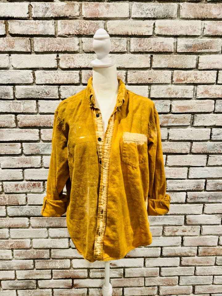 Slightly Distressed - Wholesale Button Down Shirt - Women's - Slightly Distressed Flannels 12