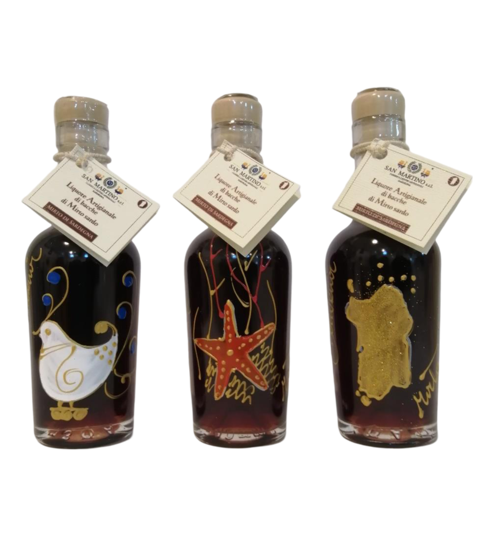 San Martino Liquori - Wholesale Liqueur - The painted Red Myrtle Regin bottle 10cl0
