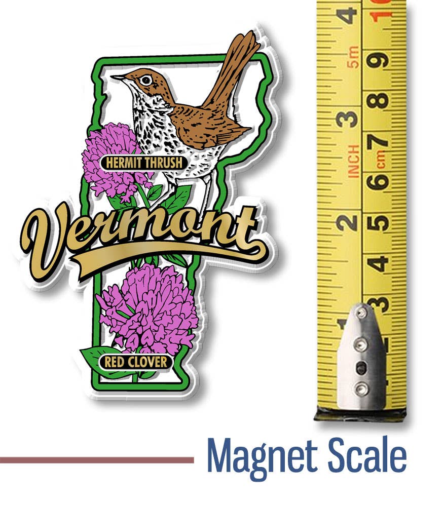 7 Star - Wholesale Magnet - Utah State Bird and Flower Map Magnet Made in USA1