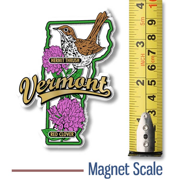 7 Star - Wholesale Magnet - Utah State Bird and Flower Map Magnet Made in USA1