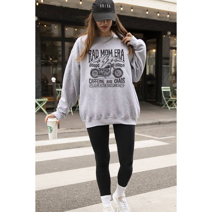 Illustrated Society – wholesale Sweatshirt – Women's – RAD MOM ERA GRAPHIC SWEATSHIRTS4