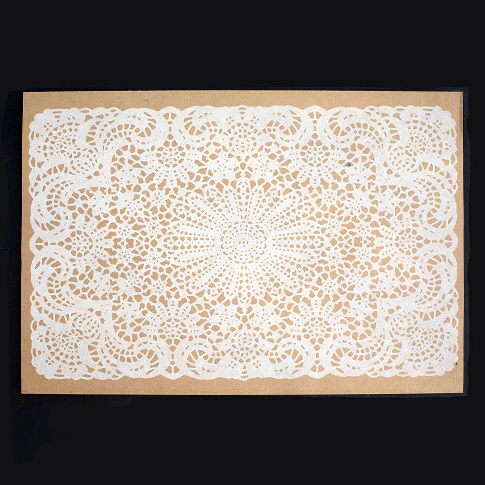 Ancesserie Letterpress – wholesale Disposable placemat – Lace Place Mats1