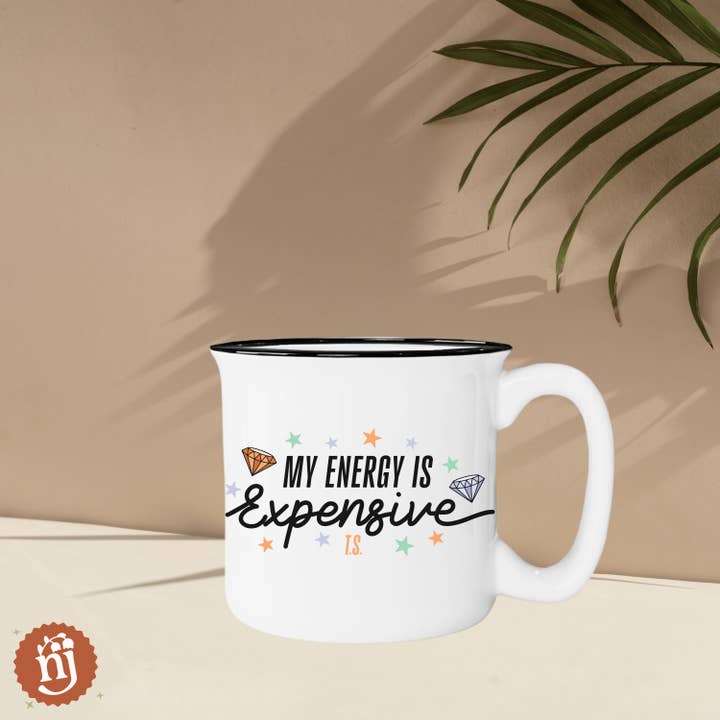 Nearly June Design Co - Wholesale Coffee Mug - My Energy Is Expensive Campfire Mug3