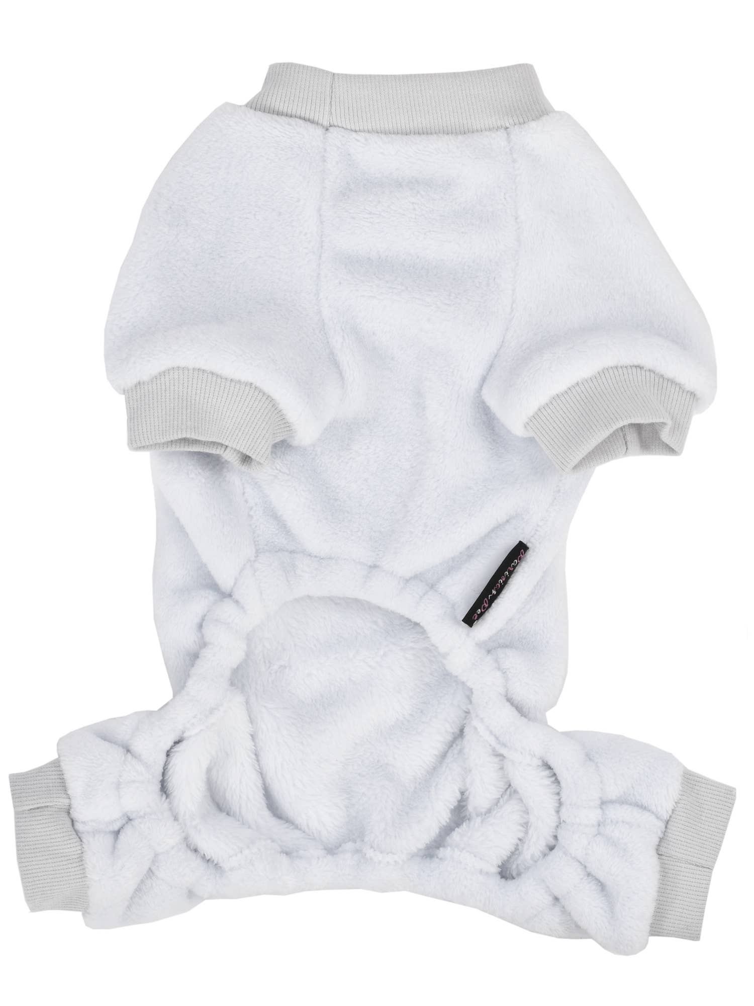 Parisian Pet® - Wholesale Pet Pajamas - Dog - Velour Pajama Cloud Gray – Warm & Fashionable Dog Pajamas1