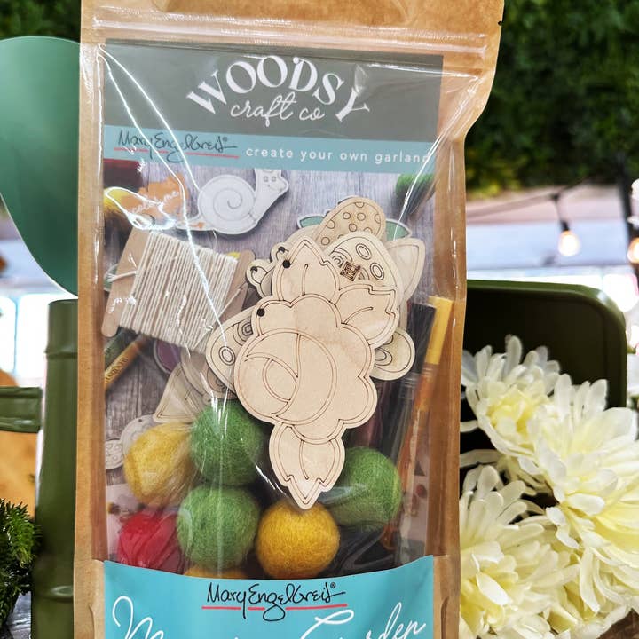 The Woodsy Craft Co. - Wholesale DIY Craft Kit - DIY Craft Kit - Mary's Garden - Collab with Mary Engelbreit