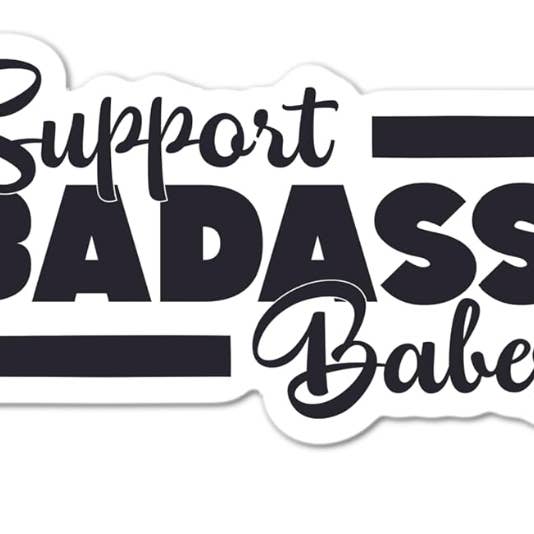 Suporte Badass Babes Small Business Sticker por atacado de Lyrical River Designs