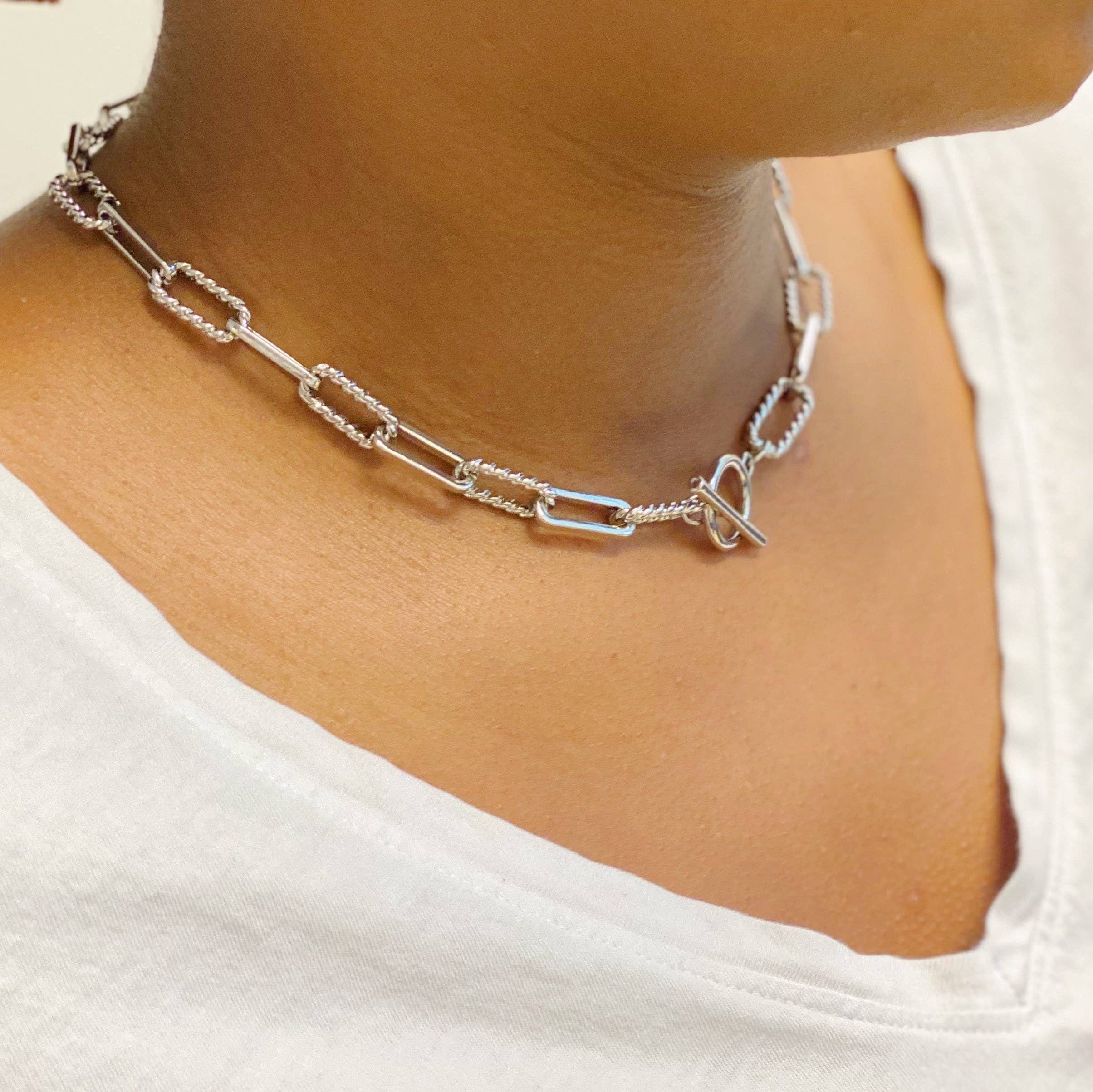 Ellison+Young - Wholesale Link & Chain Necklace - Toggle Chain Link Necklace1