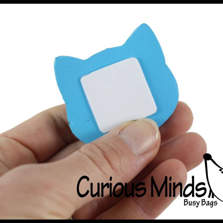 Curious Minds Toys - Wholesale Fidget toy – Kids - 1 Slow Rise Foam Stickers - Animal Sensory, Stress, Fidget T7