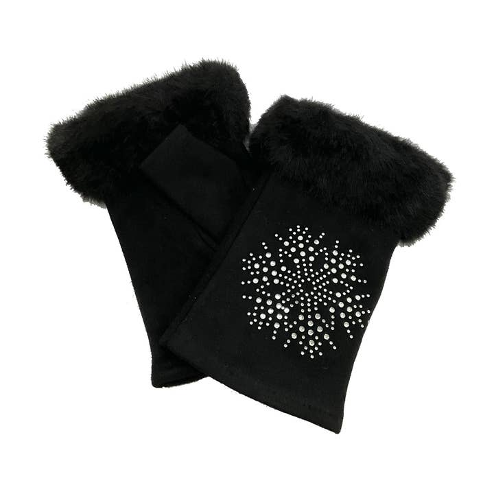 Fingerless Snowflake Glove #89-24659 for wholesale by Astoria Gift Corporation