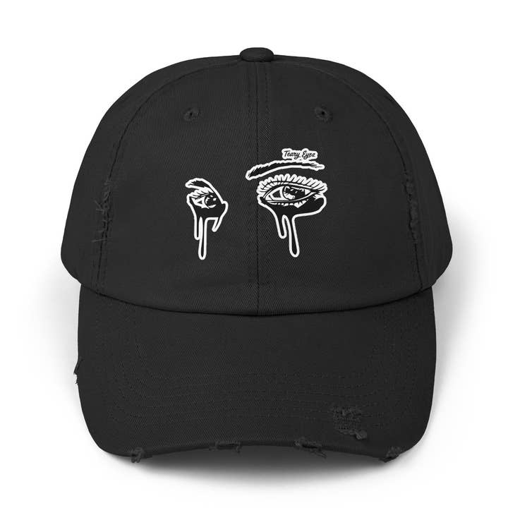 Unisex Distressed Cap for wholesale by Teary Eyez