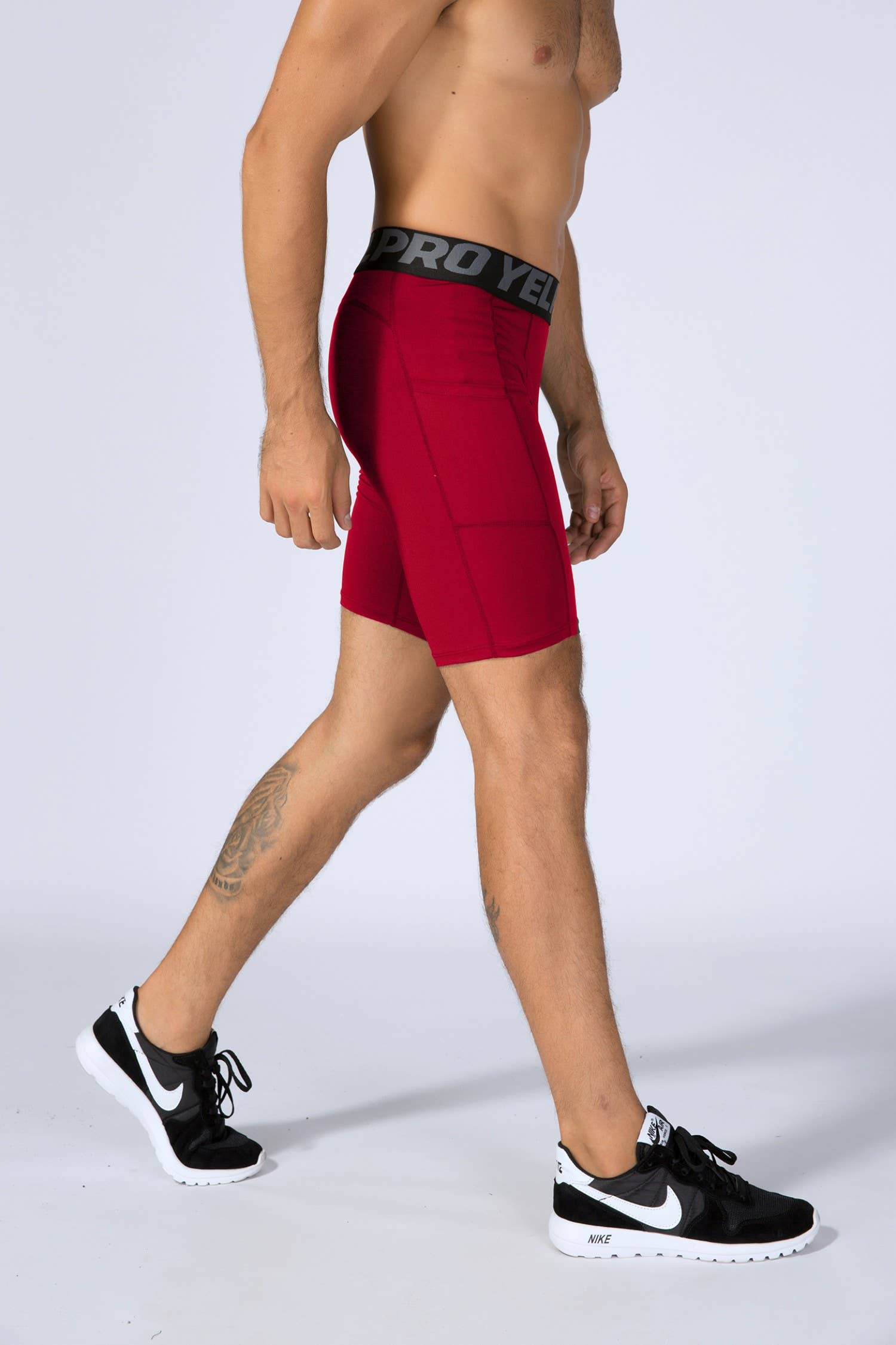 Active by Anna-Kaci - Venta al por mayor Pantalones cortos deportivos - Hombre - Pantalones cortos de compresión para hombre con cintura ancha14