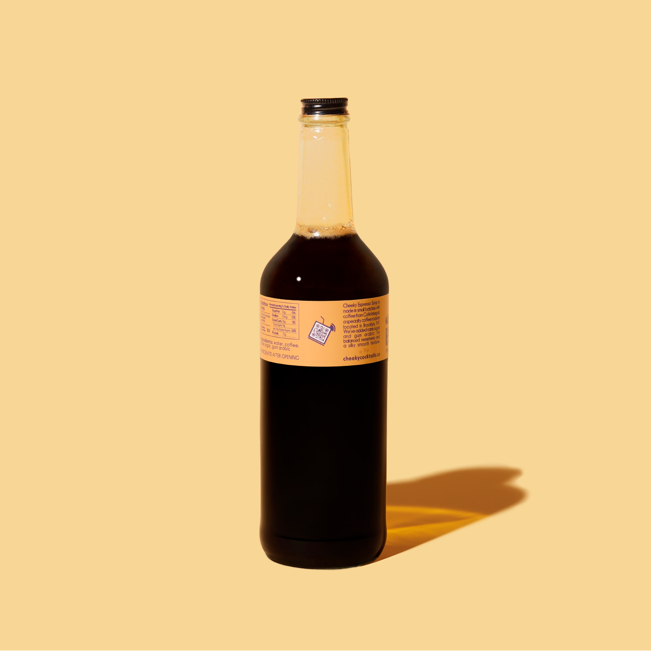 Cheeky Cocktails - Wholesale Cocktail Mix/Syrup - Espresso Syrup 750 ml1