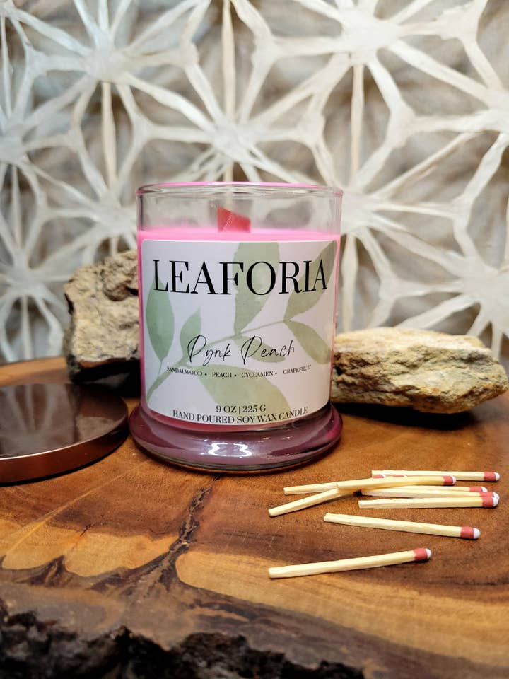 'Pynk Peach' Candle for wholesale by Leaforia