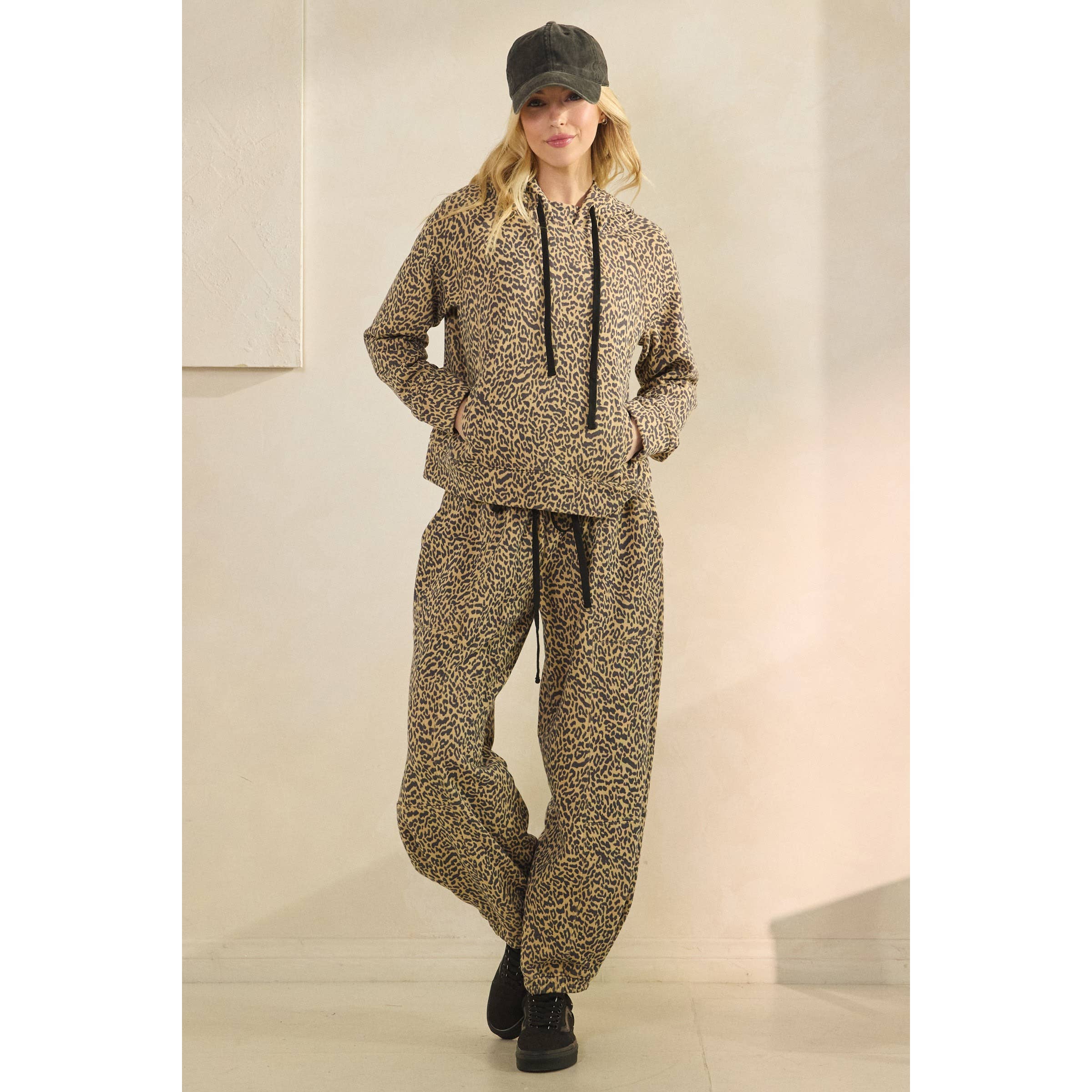 Veveret - Wholesale Pants - Women's - Printed French Terry Pants46