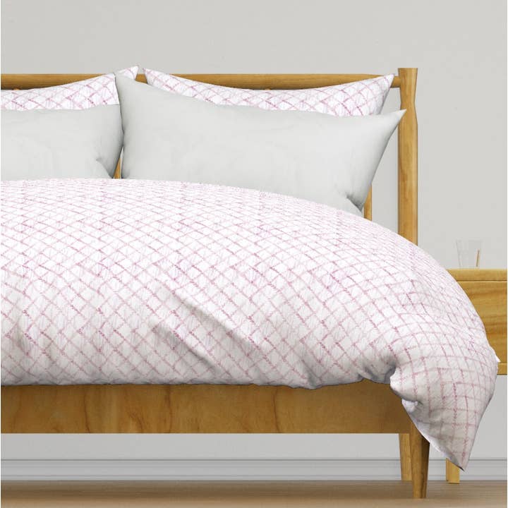 Edredão Cruzado Rosa por atacado de Fox & Willow Design Studio