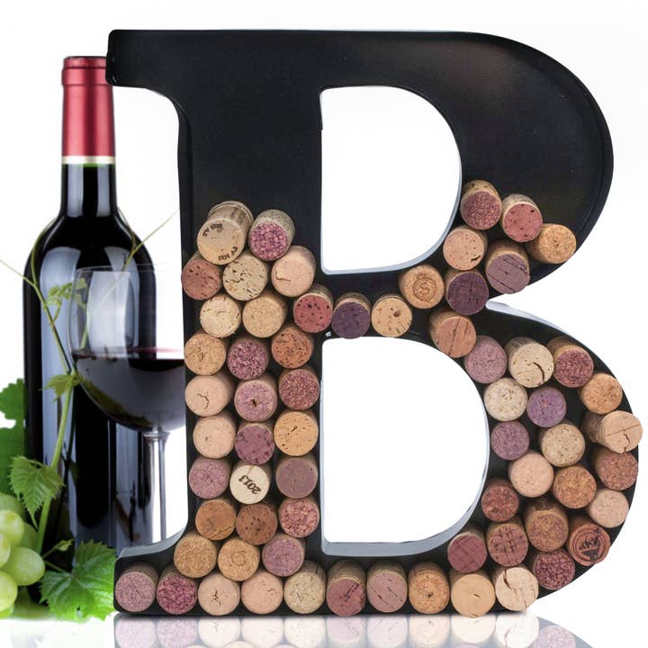 MADE EASY KIT - Wholesale Wine cork holder - Made Easy Kit Metal Letter Wine Cork Holder w/Wall Mount Kit121