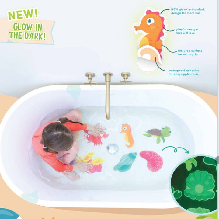 Glo Pals - Wholesale Bath Toy - Baby - Glo Pals Guppy Grips - Glow In The Dark! 1