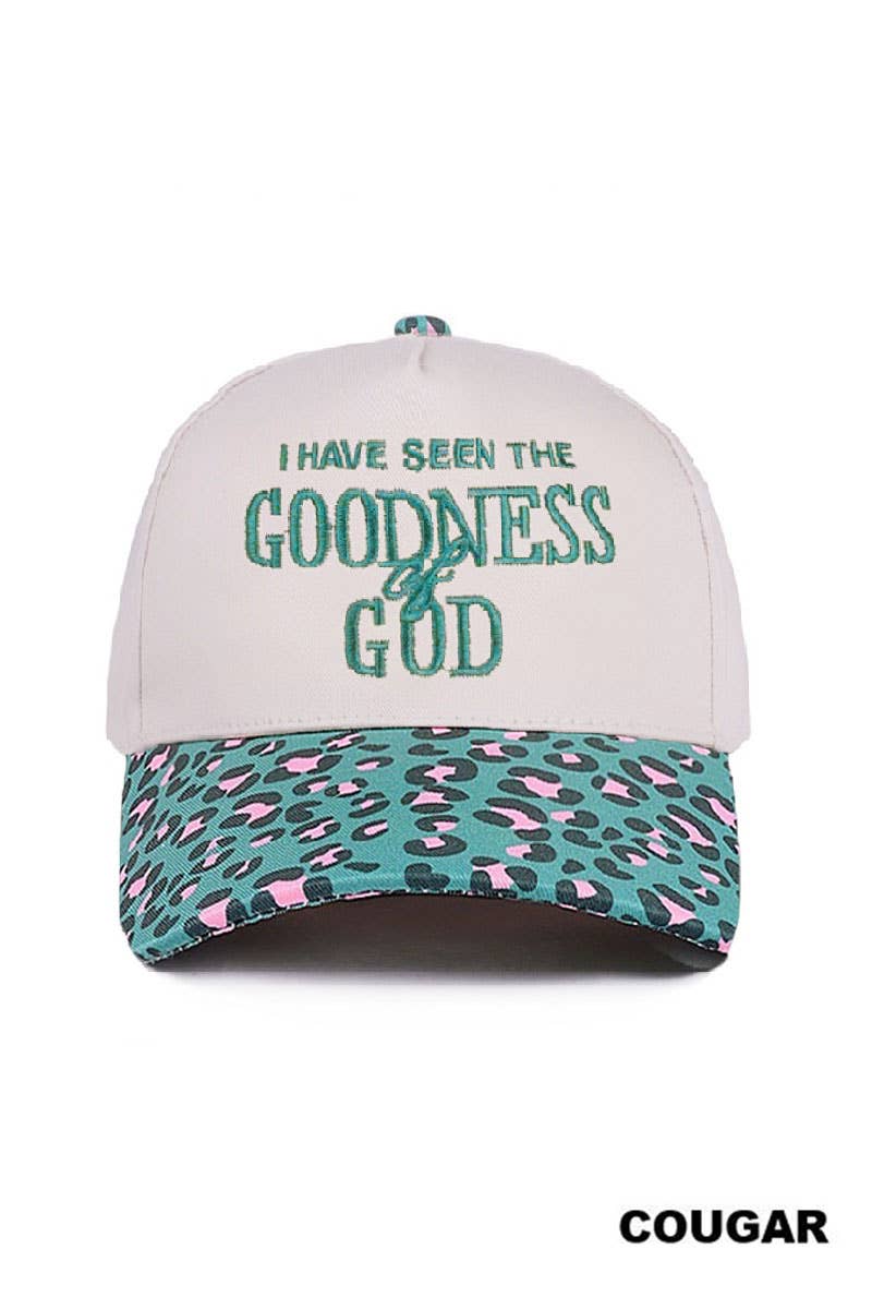 42POPS - Wholesale Honkbalpet - Dames - ,,,...1015 Ik Heb De Goedheid Van God Gezien Tweekleurige Canvas Katoenen Pet S4