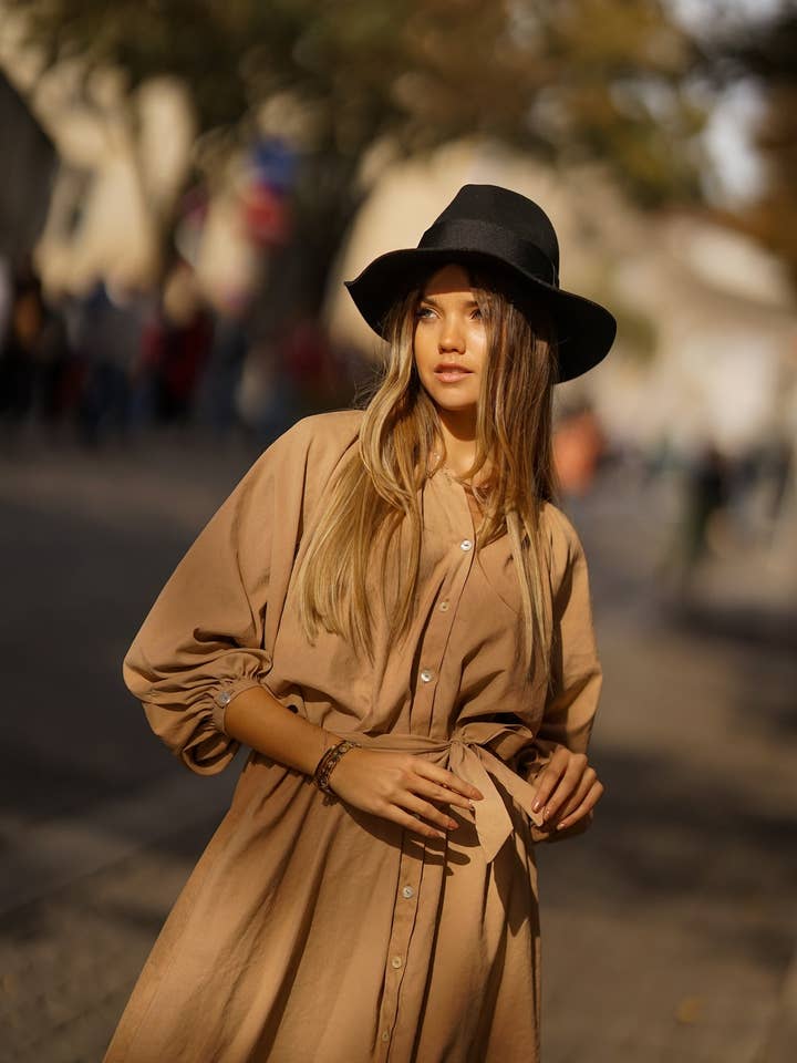 Vestido camisero para venta al por mayor de BOHOME