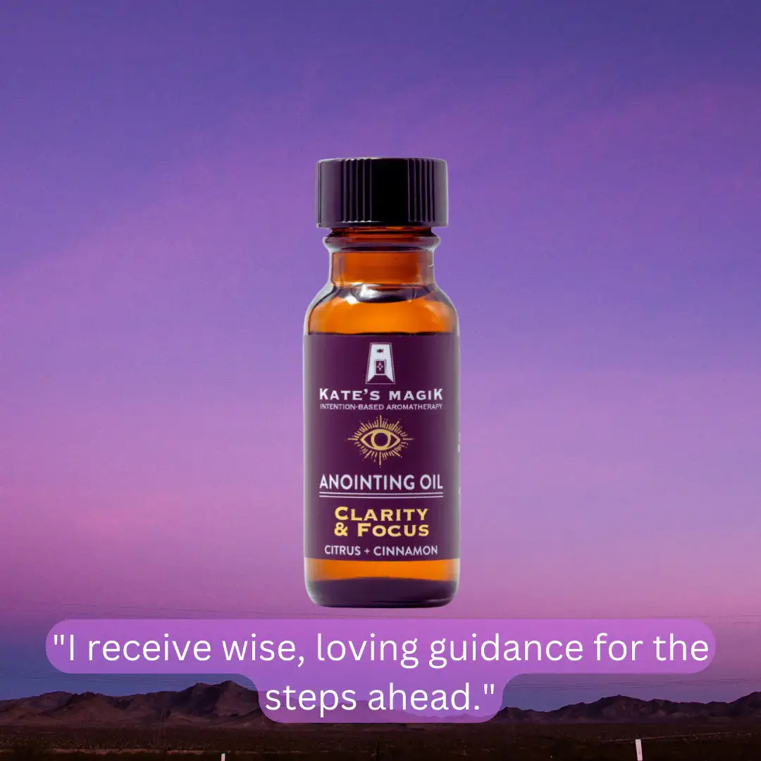 Kate's Magik - Vente Lotions/huiles d'aromathérapie - Huile d'onction Clarté & Concentration, Agrumes & Cannelle (15 ml)3
