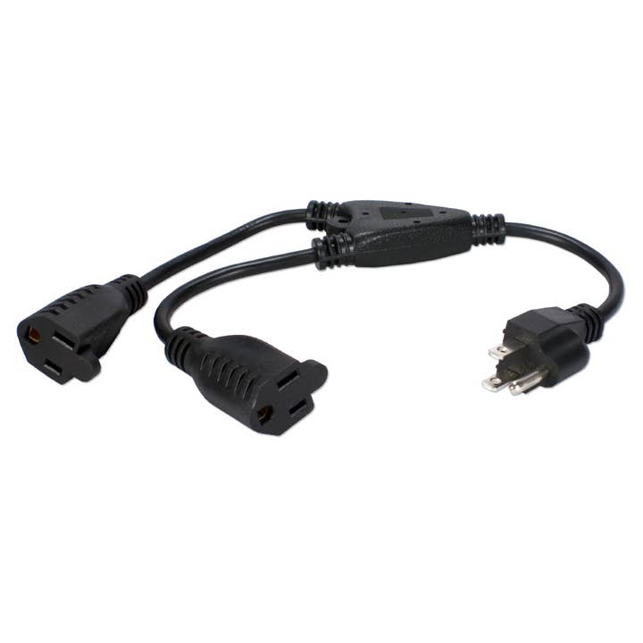 OutletSaver AC Power Splitter Adaptor. for wholesale by QVS Inc