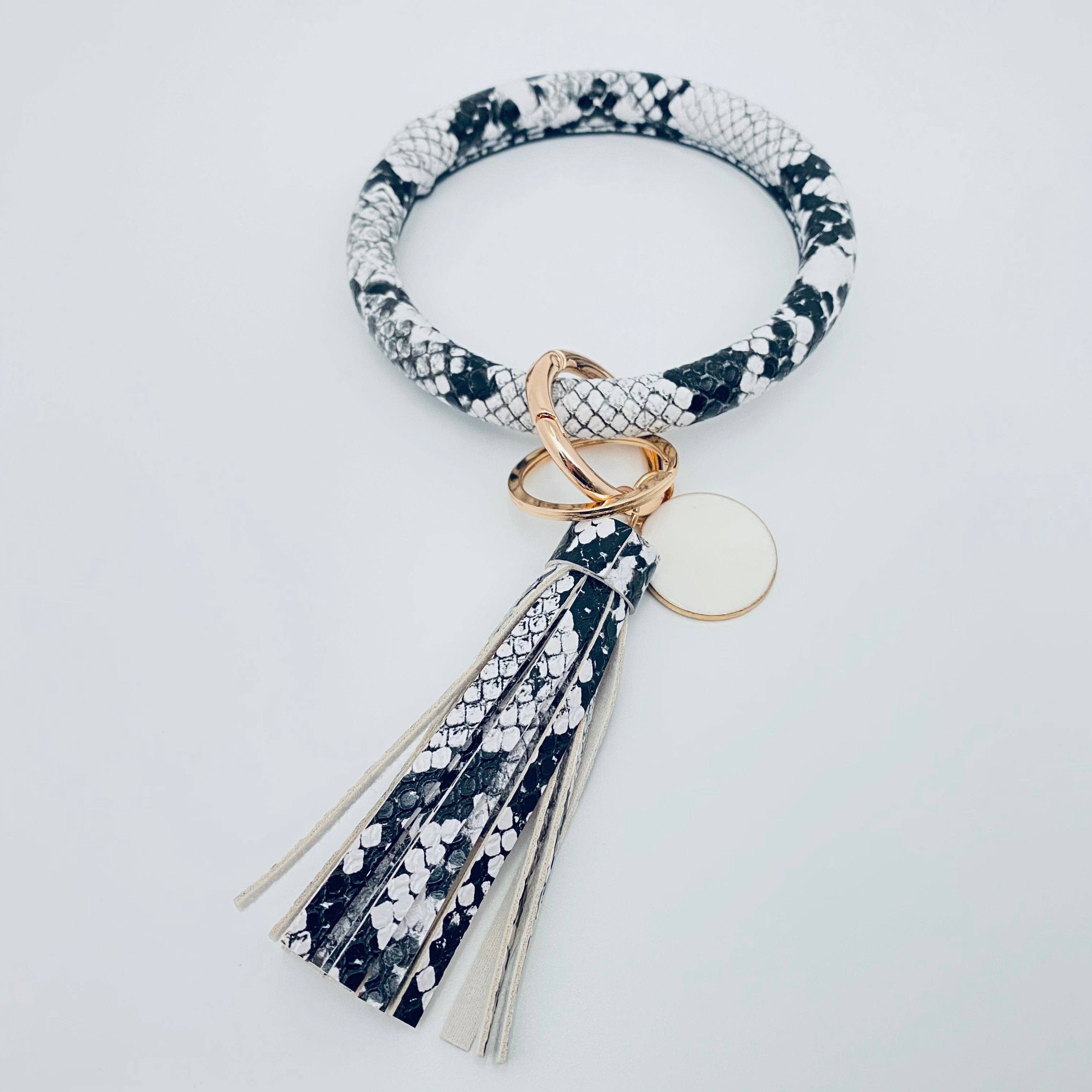 Mio Queena - Vendita all'ingrosso Bracciale portachiavi - Braccialetto portachiavi in pelle PU con serpente e serpente1