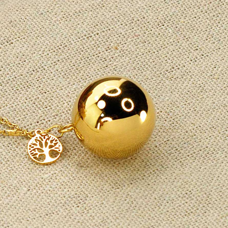 Merveilles du Monde - Vendita all'ingrosso Gioielli a scatto - Pendente gravidanza bola in acciaio inox11