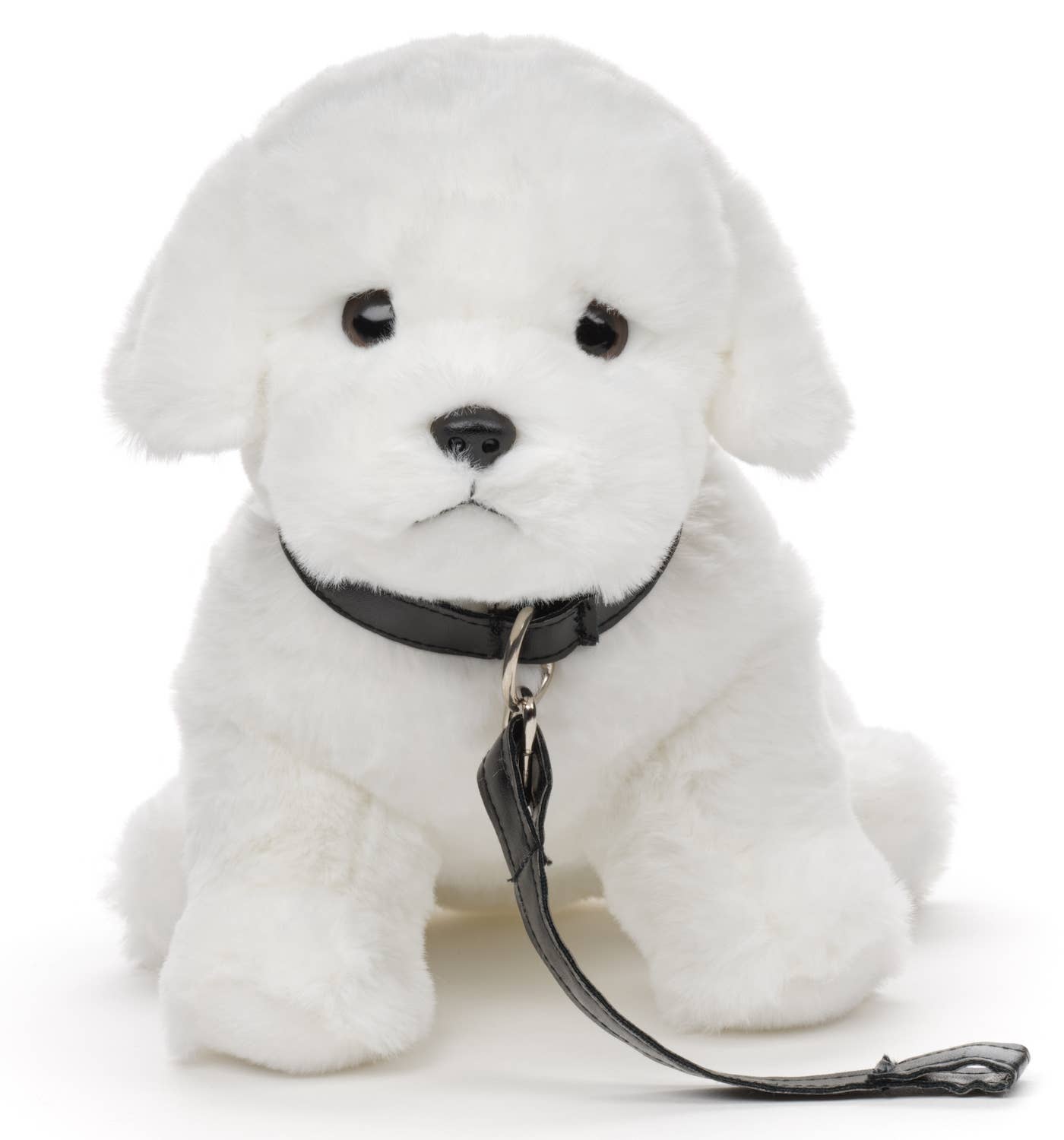 Uni Toys - Wholesale Stuffed/Plush Toy - Kids & Baby - Maltese dog (with leash) - 26 cm (length) - plush toy1