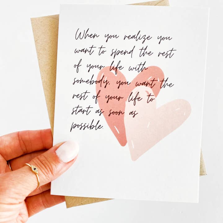 Five Dot Post - Wholesale Wedding Card - When Harry Met Sally Card Wedding Day Card