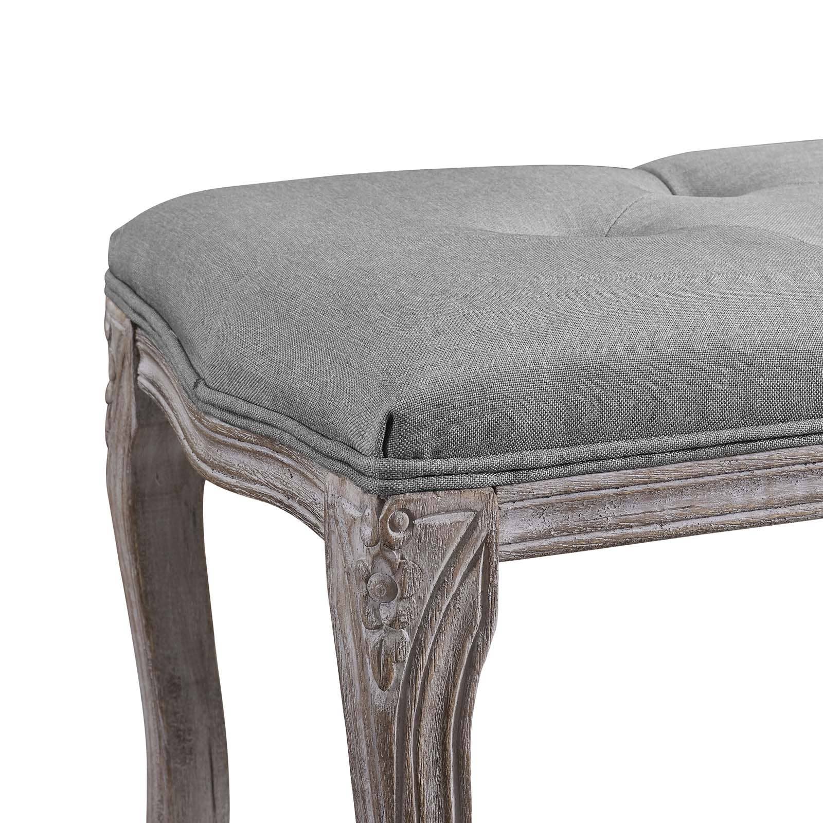 Modway - Wholesale Bench - Regal Vintage French Upholstered Fabric Bench9
