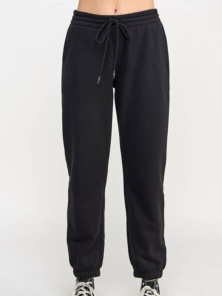 Classic jogger sweatpants with side pockets for wholesale by Pink Irene Wholesale