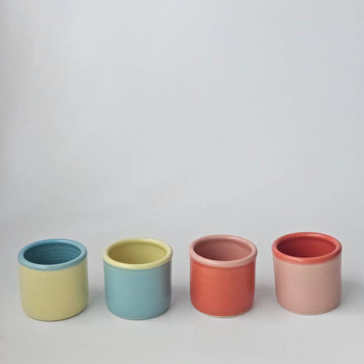 Rimmed Cup • Handmade Colorful Ceramic for wholesale by Bad Dogs Studio